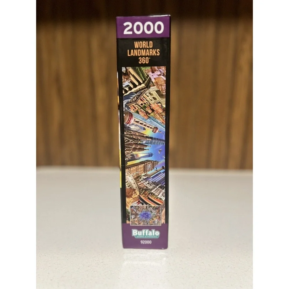 Buffalo Games World Landmarks 360 Jigsaw Puzzle 2000 Pieces family fun gifts